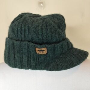 Coal The Yukon Cable Knit Wool Brim Cap Beanie Fleece Band O/S